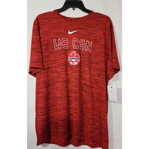 Nike soccer ''We Can Canada'' Dri-fit men's XL shirt